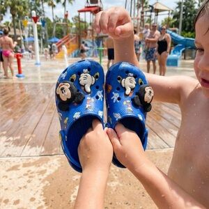 CROCS Kids Blue Mickey Mouse Sandals
